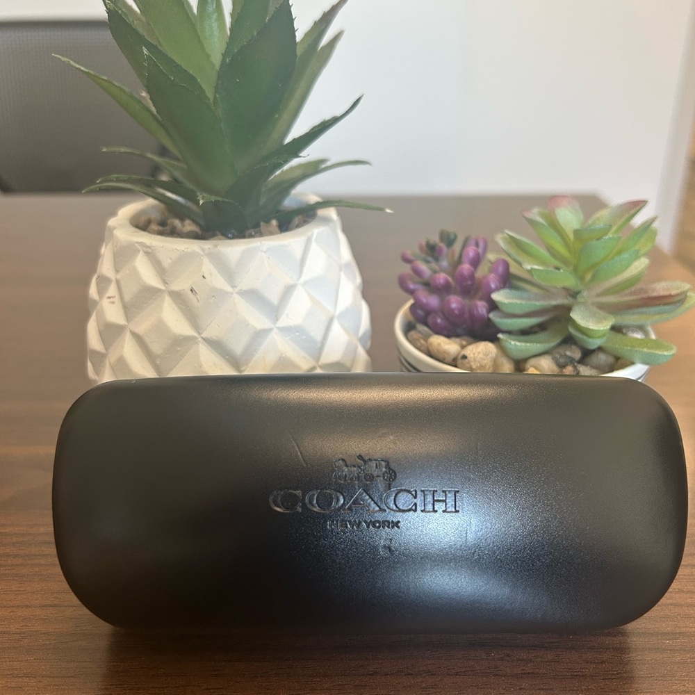 Coach Black Eyewear Case